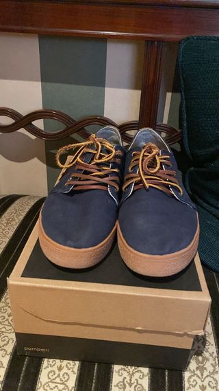 Zapatos Pompeii Azules Talla 41