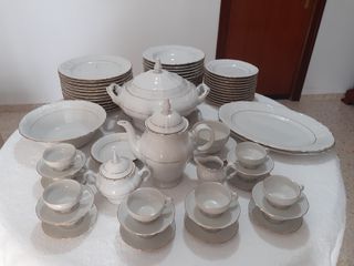 VAJILLA DE PORCELANA ITALIANA (Y REGALO)