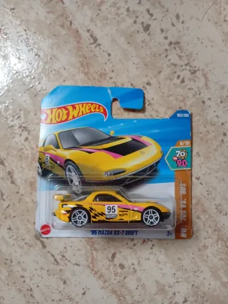 Hot Wheels '95 Mazda RX-7 Drift Amarillo