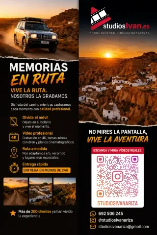 Grabamos tu ruta o vacaciones