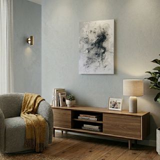 Quadro astratto bianco e nero