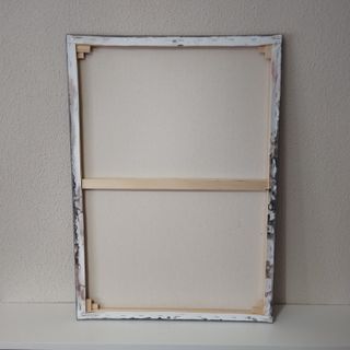 Quadro astratto bianco e nero