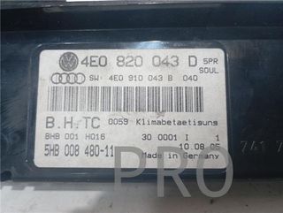 MANDOS CLIMATIZADOR Audi A8 (4E)(2002->) 4.2 Quattro [4,2 Ltr. - 246 kW V8 40V]