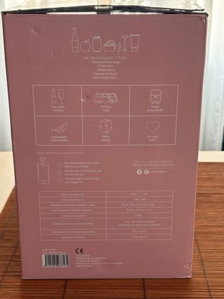 Nevera portátil rosa FLAMINGUEO 19x26x28
