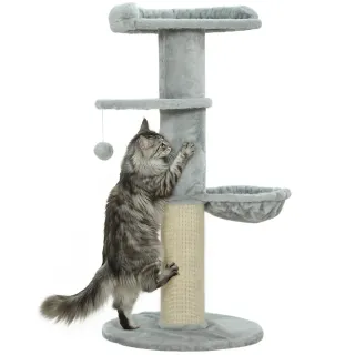 Árbol Rascador Gatos 103,5cm Cama Hamaca