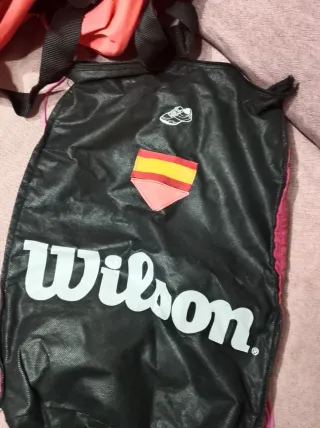 Paletero BULLPADEL + bolsa WILSON + 2 palas princi