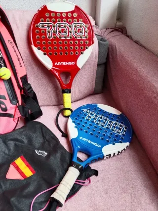 Paletero BULLPADEL + bolsa WILSON + 2 palas princi
