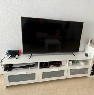 Mueble TV BRINMES Blanco