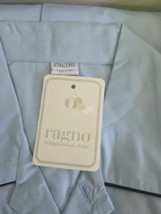 Pigiama uomo cotone Ragno blu