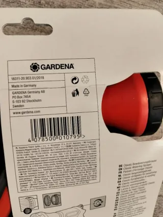 GARDENA Pistola de riego de jardín pulverizadora