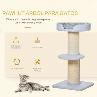 Árbol para Gatos 91cm 3 Niveles
