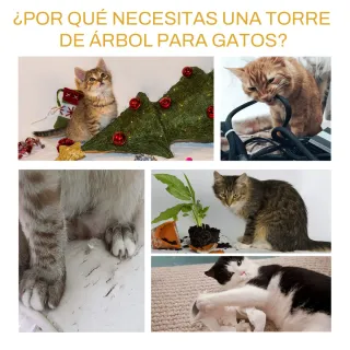 Árbol para Gatos 91cm 3 Niveles