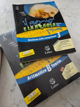 Set 13 libri di matematica e geometria