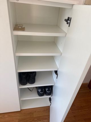 Mueble Zapatero Blanco Hecho a medida tamaño