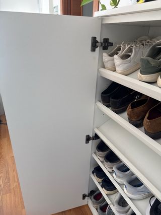 Mueble Zapatero Blanco Hecho a medida tamaño