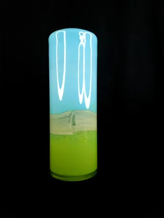 Jarrón Murano Azul y Verde