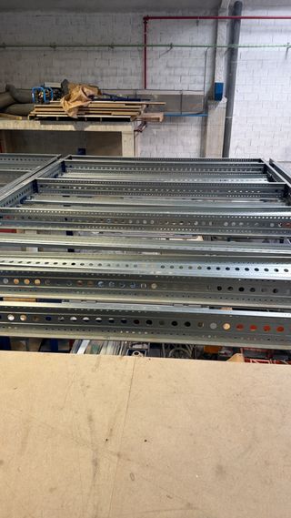 Estructura para entreplanta industrial