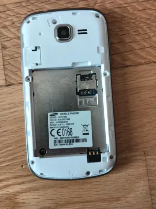 Samsung Galaxy Rosa e Branco