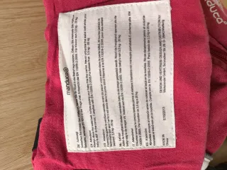 Mochila portabebés Manduca Original color granate