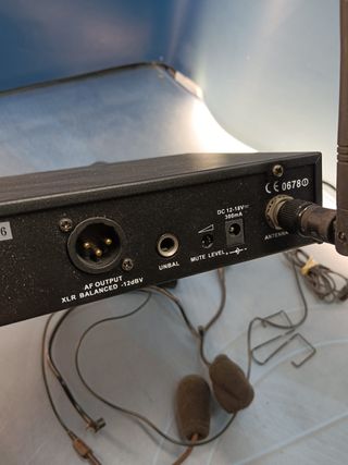 Work WRD 250, sistema inalámbrico monocanal Diversity para la banda UHF.