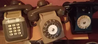 Lote 3 teléfonos antiguos