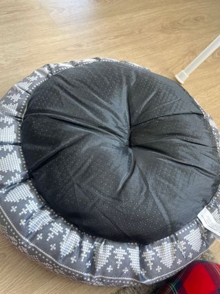 Cama para Gatos Gris y Roja