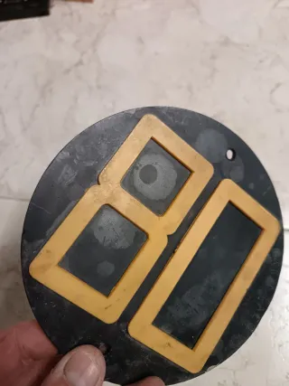 Señal de velocidad 80 para tractor