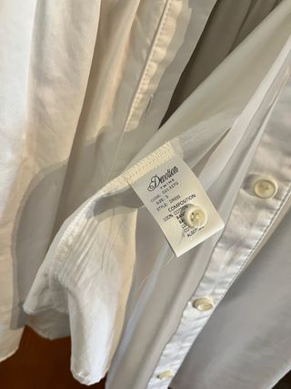 Vestido Devotion blanco algodón Talla S