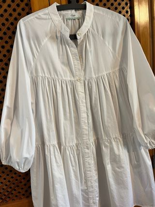 Vestido Devotion blanco algodón Talla S