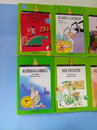 Lote de cuentos El duende verde. Anaya