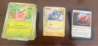 Lotto 180 carte Pokémon e Magic