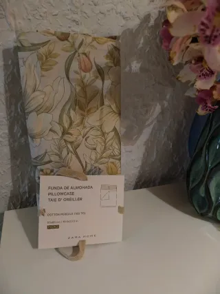 Fundas Almohada Zara Home Algodón 50x60