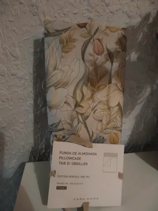 Fundas Almohada Zara Home Algodón 50x60