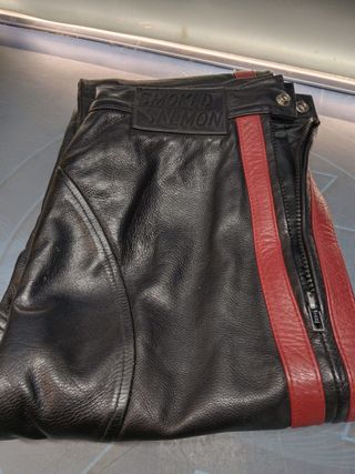 Chaqueta de motorista y pantalon a juego SMOKED SALMON RACING talla M