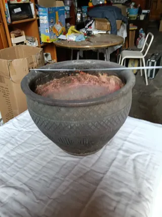 Macetero Grande Cerámica Terracota