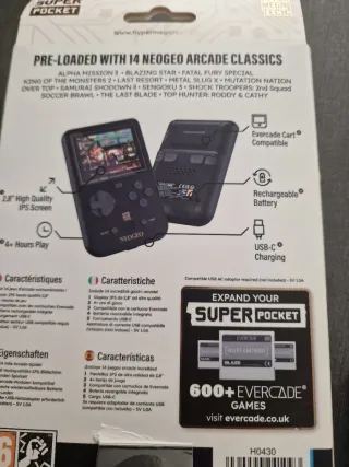 Consola Portátil NEOGEO  Super pocket