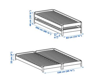 Cama nido madera Ikea