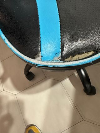 Silla Gamer Drift Negra y Azul 2 unidades