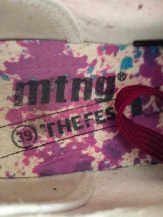 Zapatillas Mustang Rojas Talla 39