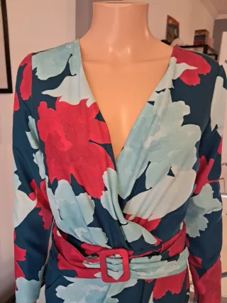 Vestido elegante estampado floral