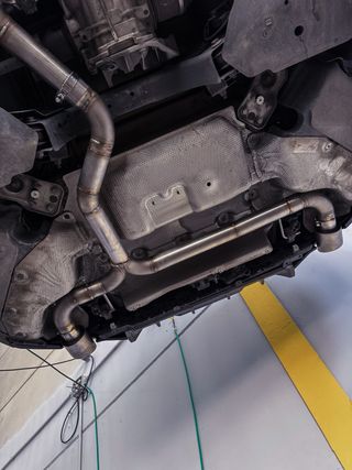 Tramo final doble salida escape