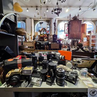 Máquina Fotográfica Olympia NK4040 c/ Flash e Pun