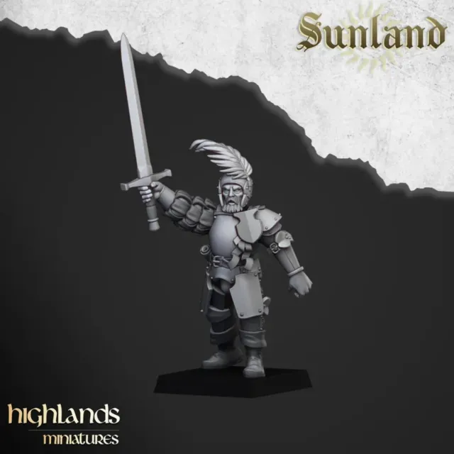 Grandes Espaderos - Imperio - Highlands Miniatures