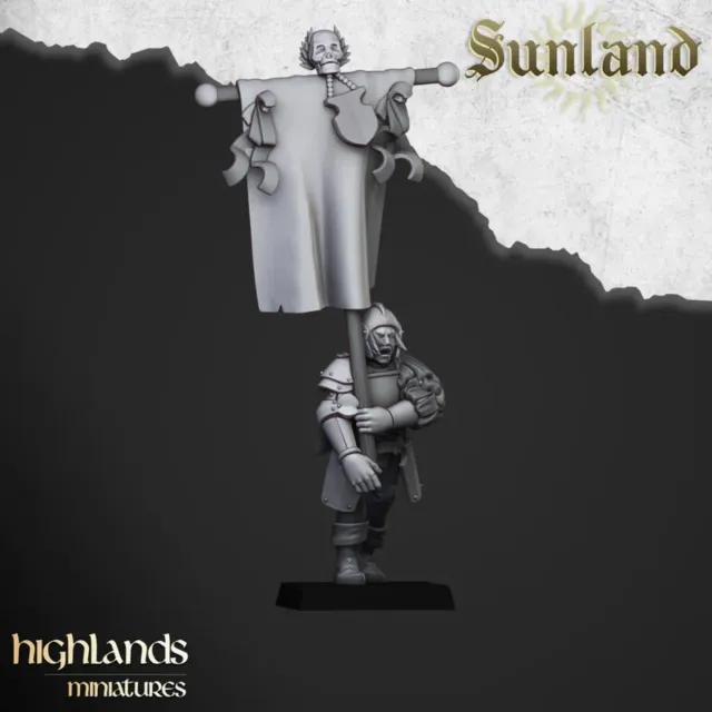 Grandes Espaderos - Imperio - Highlands Miniatures