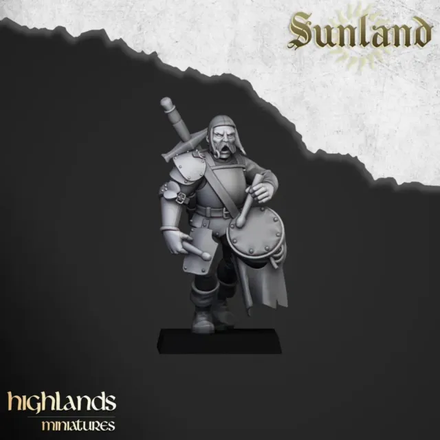 Grandes Espaderos - Imperio - Highlands Miniatures
