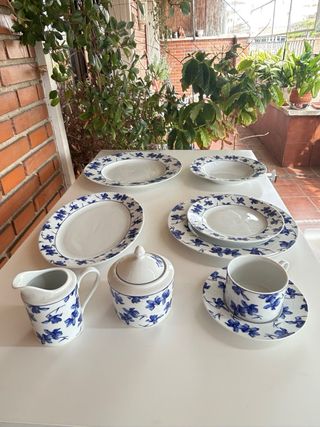 Lote Vajilla Vista Alegre a estrenar
