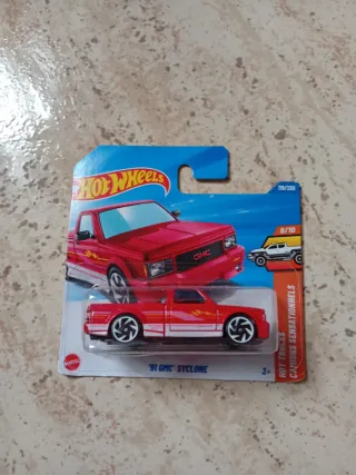 Hot Wheels '91 GMC Syclone Rojo