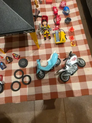 Taller Mecánico Motos Playmobil