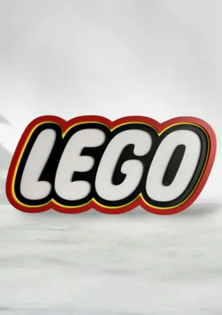 Cartel Tridimensional LEGO
