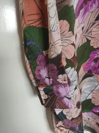 Camisa floral mujer talla M